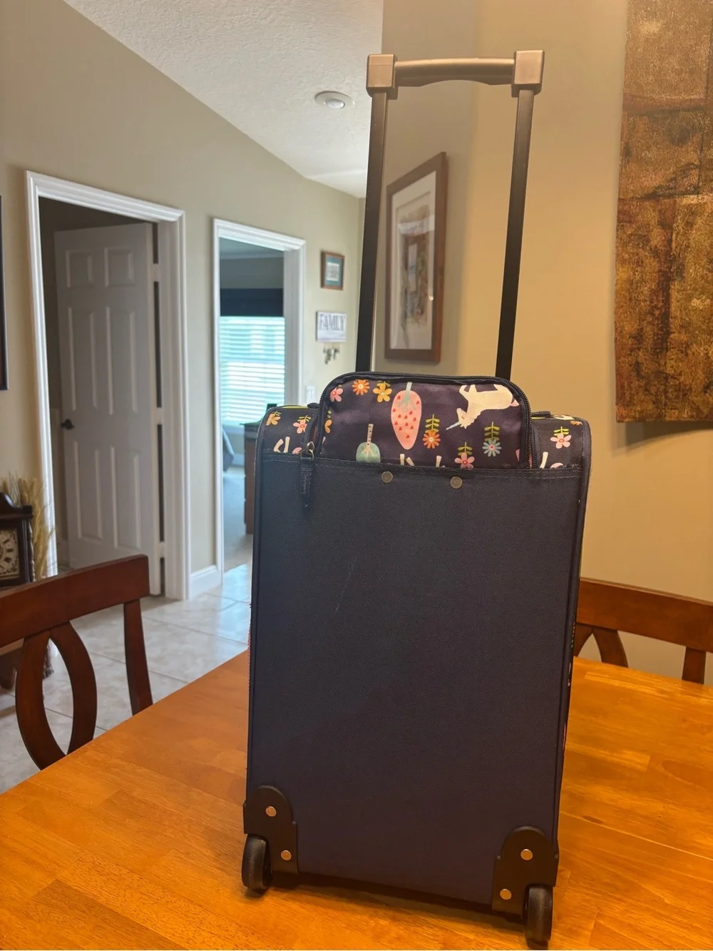 Kids rolling suitcase